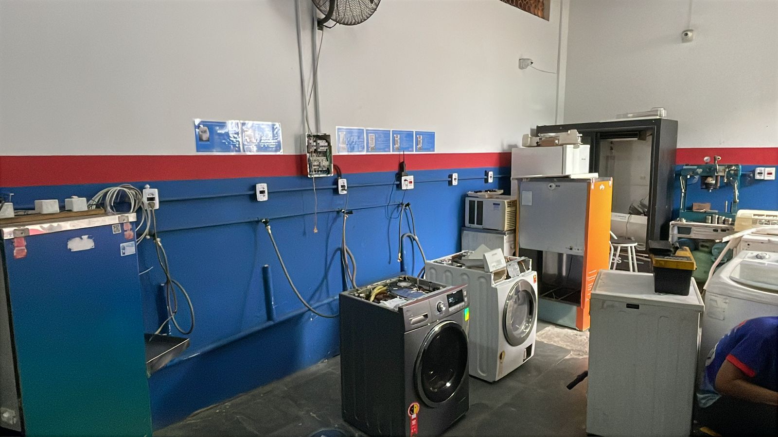 Atendimento domiciliar de máquina de lavar